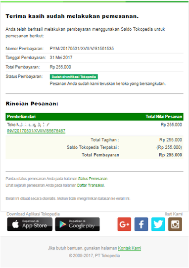 Hati-hati Tipuan Promo TOKOCASH TOKOPEDIA + CS yang KETERLALUAN!