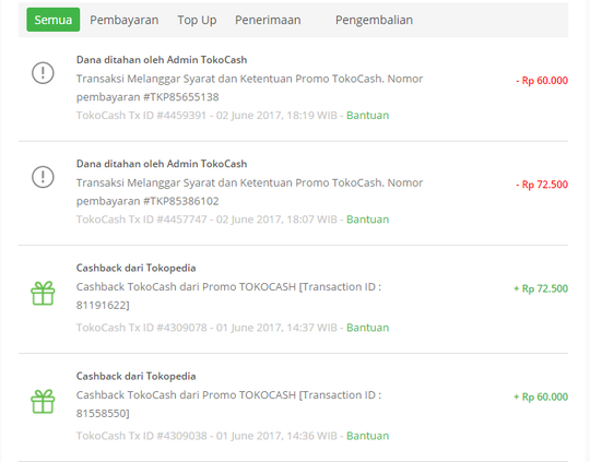 Hati-hati Tipuan Promo TOKOCASH TOKOPEDIA + CS yang KETERLALUAN!