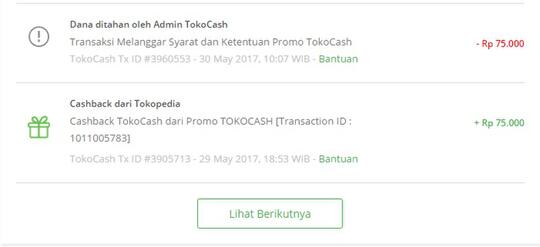 Promo "Tipu Tipu" TOKOCASH TOKOPEDIA RAMADHAN ?