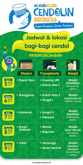 Segelas Kesegaran, Satukan Perbedaan dalam KASKUS Cendolin Indonesia 3!