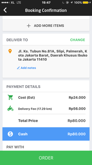 Gojek membohongi customer
