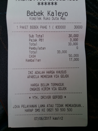 Kecewa Mutu Dan Kualitas Resto Bebek Kaleyo