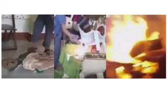 Beredar Video Patung Yesus Dihancurkan Lalu Gereja Dibakar, Umat Muslim: Malu, Marah!