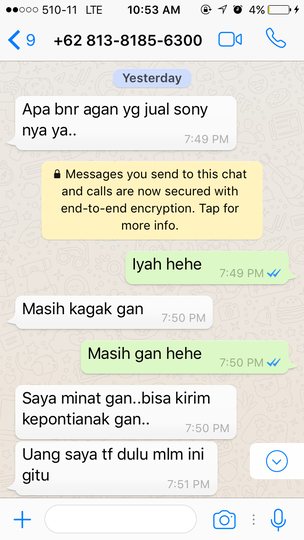 HATI HATI PENIPUAN BERKEDOK T-MONEY