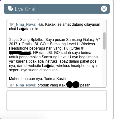 Hati2 belanja di laz**a, hadiah promo diganti voucher 50rb