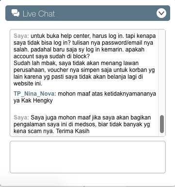 Hati2 belanja di laz**a, hadiah promo diganti voucher 50rb