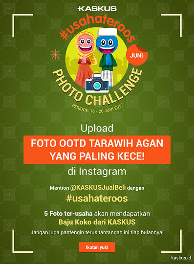 Tunjukin OOTD Tarawih Agan yang Paling Kece dan Menangkan Hadiah Ini!