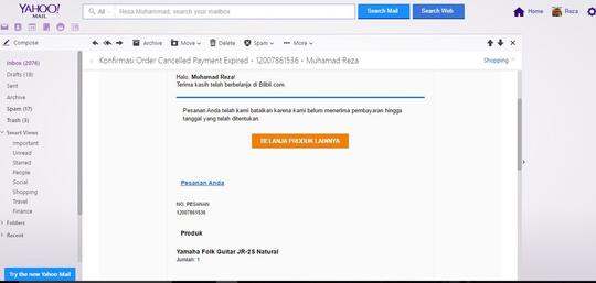 Pengalaman pertama di blibli.com MENGECEWAKAN