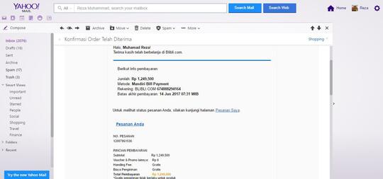 Pengalaman pertama di blibli.com MENGECEWAKAN