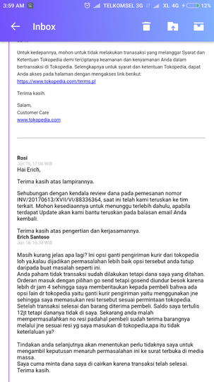 SURAT TERBUKA - TOKOPEDIA CARI2 MSLH BUAT MEMPERSULIT. Mng TOKOPEDIA SILAHKAN MASUK!