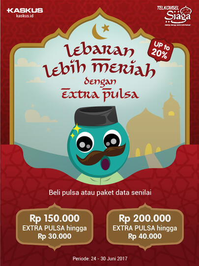 Extra Pulsa dari Telkomsel Hingga 40.000 Cuma di KASKUS Store