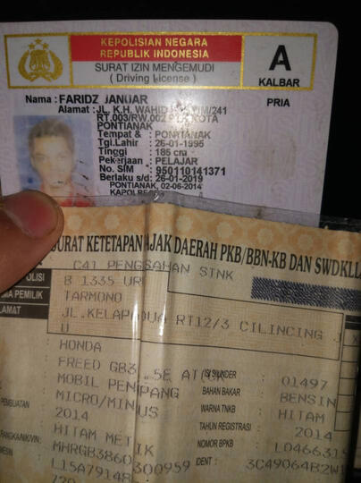 Dicari Penggelap Unit PS3 Daerah Pamulang Faridz Januar