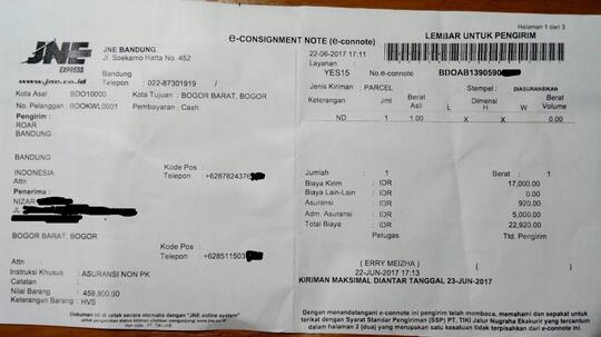 Kecewa dengan JNE yg makin buruk, Barang belum diterima tapi dibilang sudah diterima.
