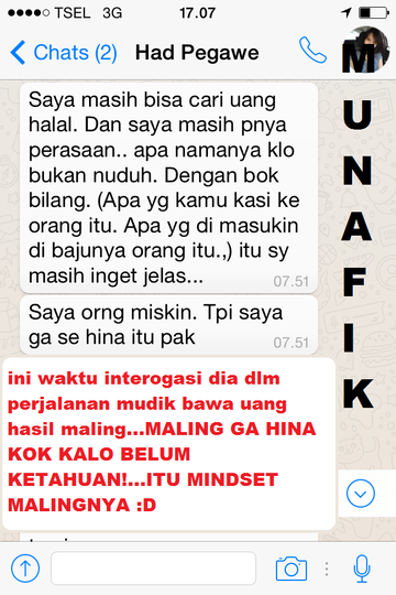 TEGUH SUPRIONO HADHIE, muka kroco maling, SAMPAH MASYARAKAT...