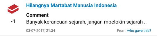 Hilangnya Martabat Manusia Indonesia