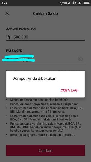 Saldo Bukalapak Dibekukan Tanpa Alasan
