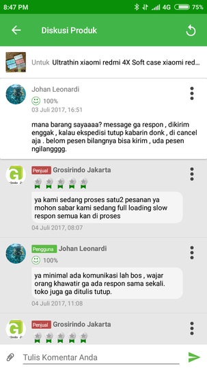Surat Terbuka untuk Seller 'Grosirindo Jakarta' Tok*ped**