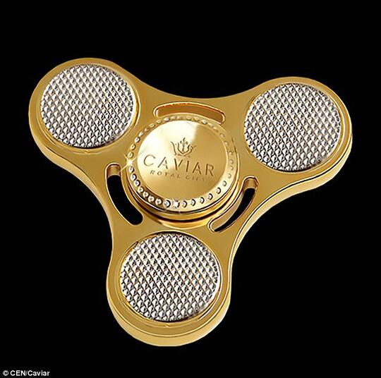 Ini penampakan fidget spinner termahal di dunia, harganya Rp 225 juta