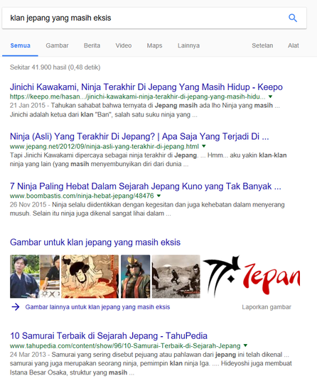 Klan Samurai di Jepang yang Masih Bertahan.