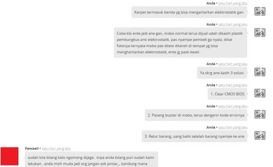 Kekonyolan Pembeli di Pusat Resolusi Tokopedia