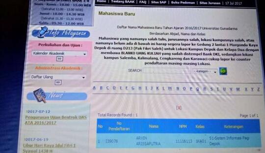 Ini Identitas Pelaku Bullying Kampus Gunadarma