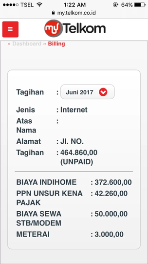 SURAT TERBUKA UNTUK INDIHOME,TUKANG TIPU TAGIHAN