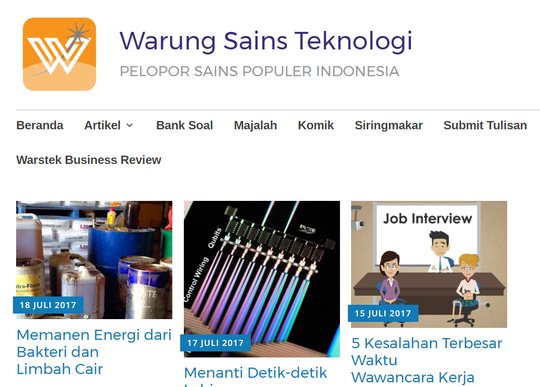 10 Blog Sains Indonesia Yang Bakal Bikin Agan Makin Cerdas