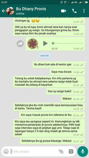 KECURANGAN PT PROVIS GARUDA SERVICES