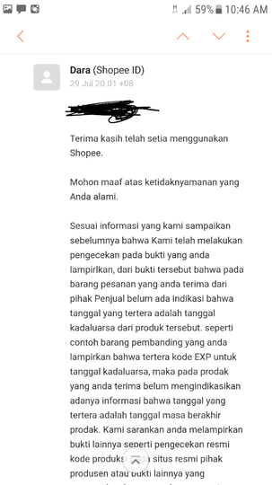 Beli Serum Melalui Shopee Yg Gw Dapet Barang Expired Dan Gw Disuruh Cek Ke Korea