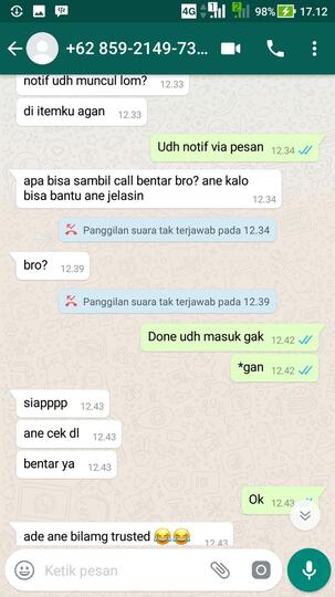 SURAT TERBUKA UNTUK SI PENIPU sdr FARID GUTHA yang sudah menipu saya 872rb