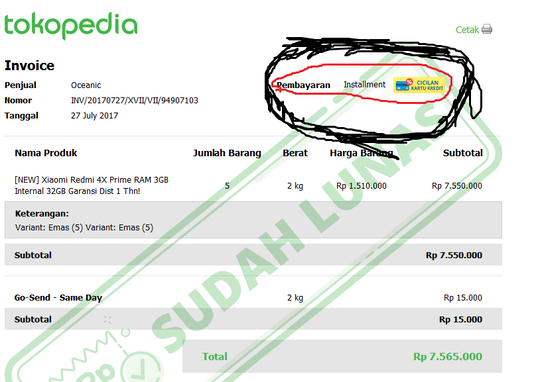 KECEWA DENGAN TOKOPEDIA