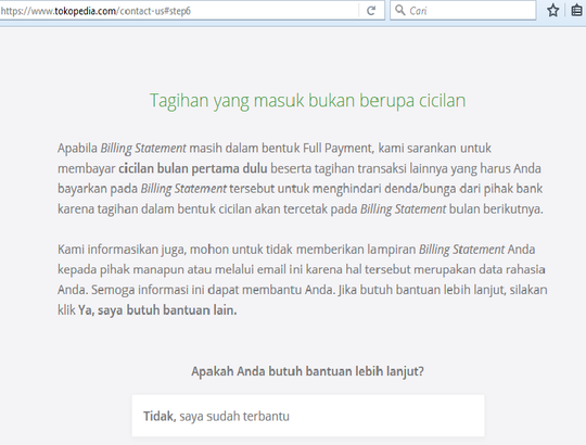 KECEWA DENGAN TOKOPEDIA
