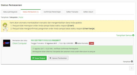 Apakah Penjual Diamond Tokopedia dapat dipercaya?