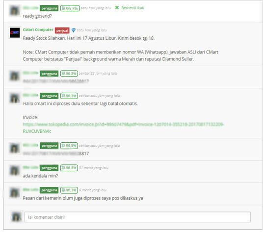 Apakah Penjual Diamond Tokopedia dapat dipercaya?