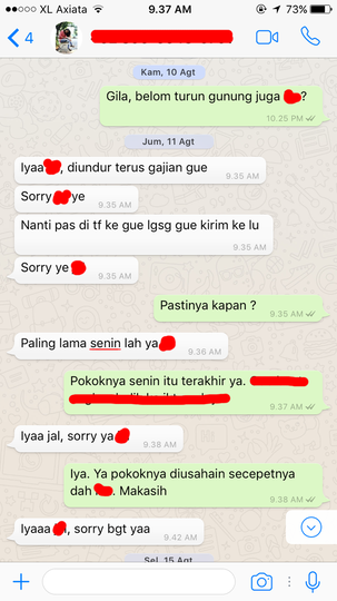 SURAT PEMBACA UNTUK RAINBOW PRODUCTION
