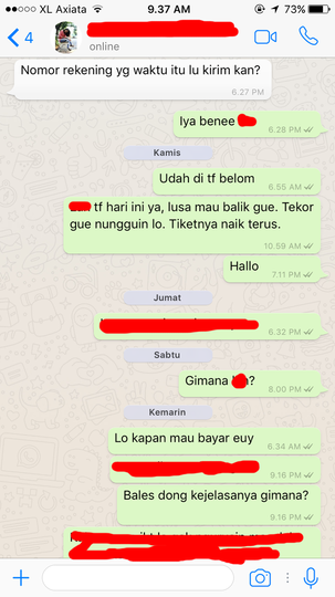 SURAT PEMBACA UNTUK RAINBOW PRODUCTION