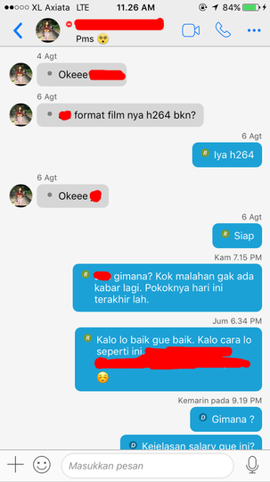 SURAT PEMBACA UNTUK RAINBOW PRODUCTION