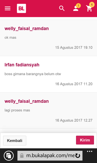 Buka dompet dibekukan