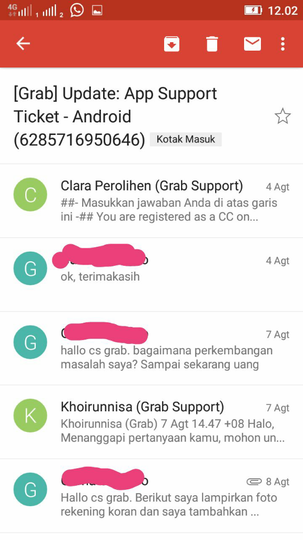 *grabhitch, Penarikan Saldo Dompet Tak Kunjung Di Transfer*
