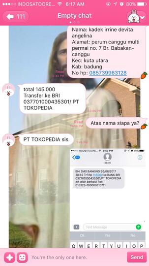 PENIPUAN YANG MENGATASNAMAKAN REKENIN PT.TOKOPED***.COM