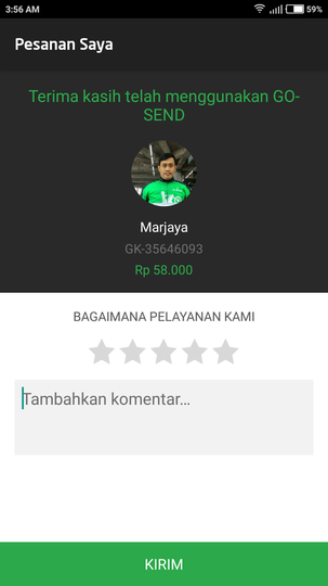 Paket Orderan Dibawa Kabur Driver GOJEK