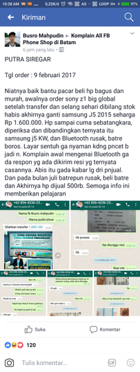DIKECEWAKAN SELLER BATAM