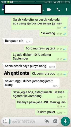 Chat Pembeli Sama Seller Ini Bikin Ngakak Gan