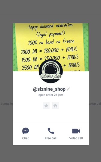 Indikasi Penipuan Top Up Diamonds Mobile Legend