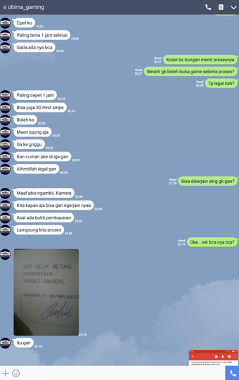 Indikasi Penipuan Top Up Diamonds Mobile Legend