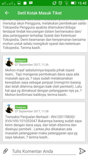 SURAT TERBUKA UNTUK TOKOPEDIA - BUKA BLOKIR DANA PENJUALAN