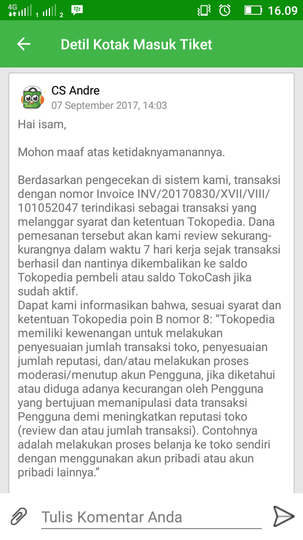 SURAT TERBUKA UNTUK TOKOPEDIA - BUKA BLOKIR DANA PENJUALAN