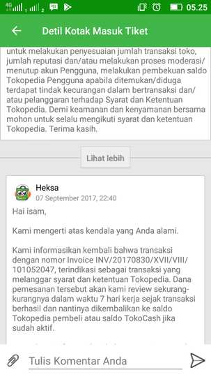 SURAT TERBUKA UNTUK TOKOPEDIA - BUKA BLOKIR DANA PENJUALAN