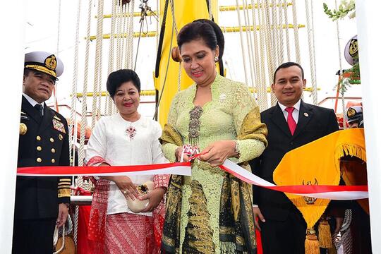 Indonesia Resmi Miliki Kapal Layar Bima Suci