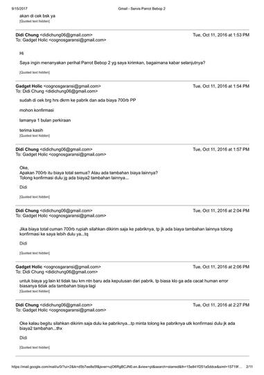 SURAT TERBUKA PENIPUAN oleh Gadget Holic (Nody Tjong) http://gadget-holic.co.id/